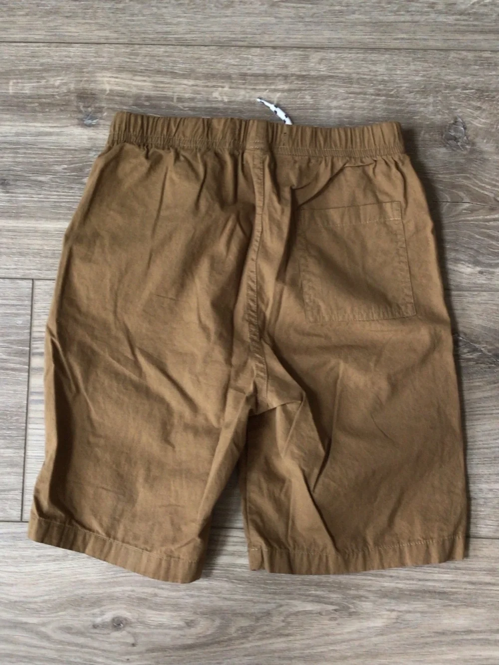 Old Navy Boys 3-Pack Drawstring Shorts in Black, Blue, and Brown